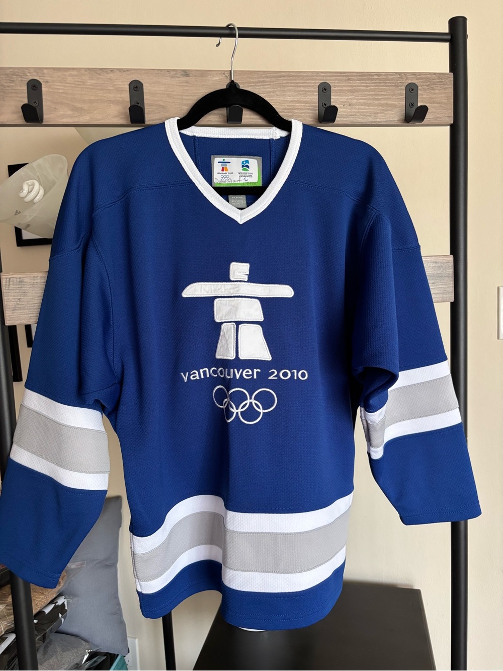 Vancouver 2010 Olympic Blue Hockey Jersey